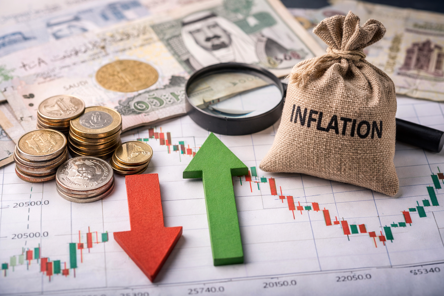 مؤشرات اقتصادية وأسهم وأسعار عملات عربية تعكس تراجع التضخم وتحسّن الأوضاع الاقتصادية